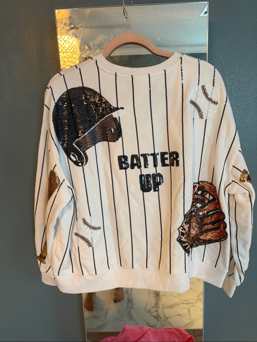Queen Of Sparkles queen batter up sweatshirt - Picture 3 of 3